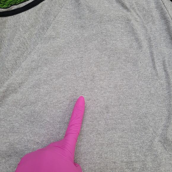 Vintage New-Orleans Polo Shirt Teens Large 18x26 Gray - Picture 5 of 13